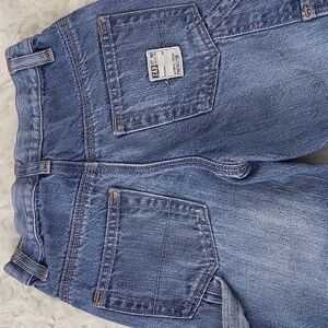 NWOT BABY GAP Boy's blue denim carpenter jeans size 4